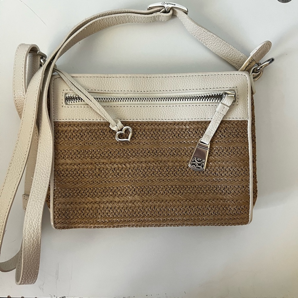 Brighton Brooklyn Straw Cross Body Organizer